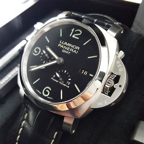 luminor panerai power reserve automatic|panerai luminor 1950 gmt.